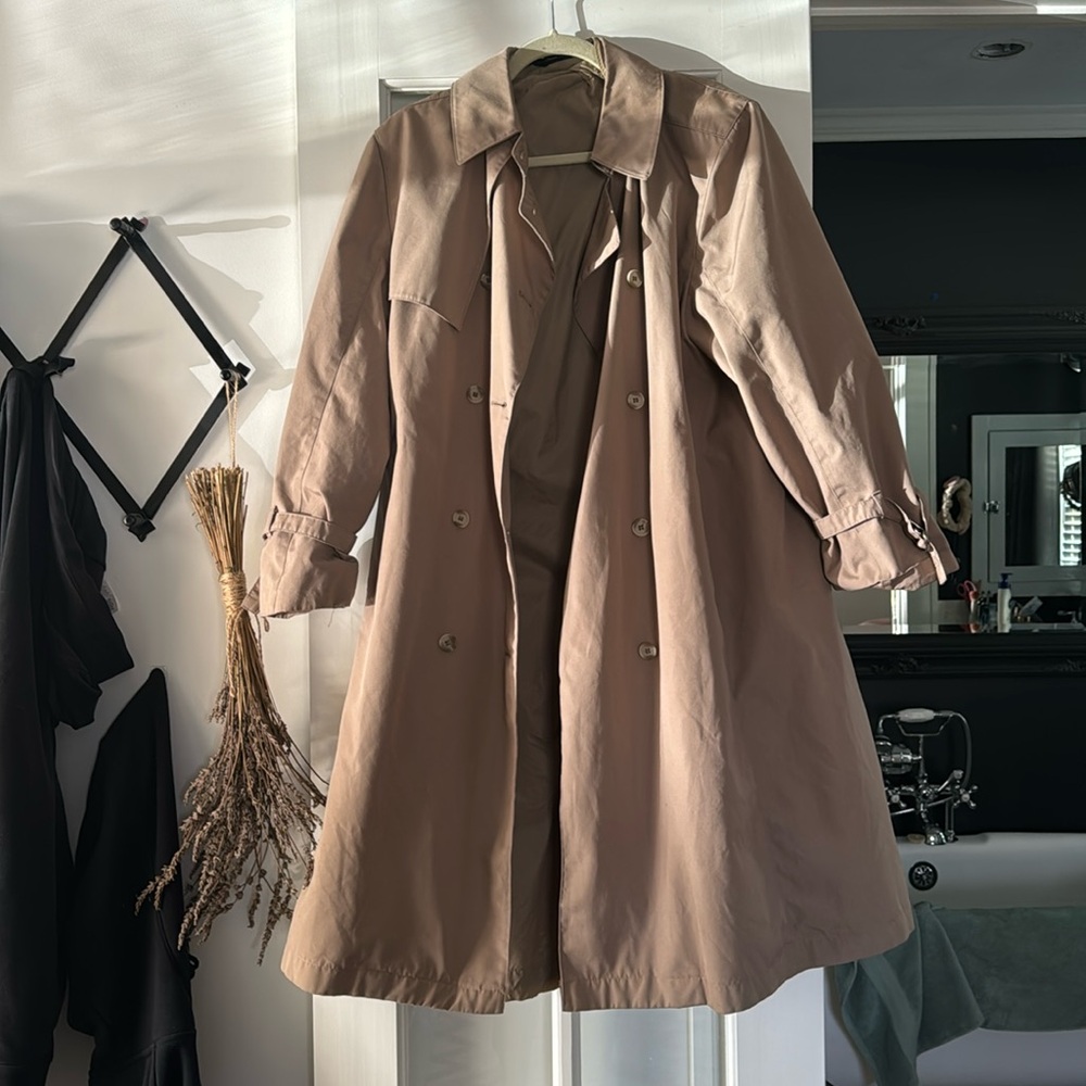 London fog trench coat